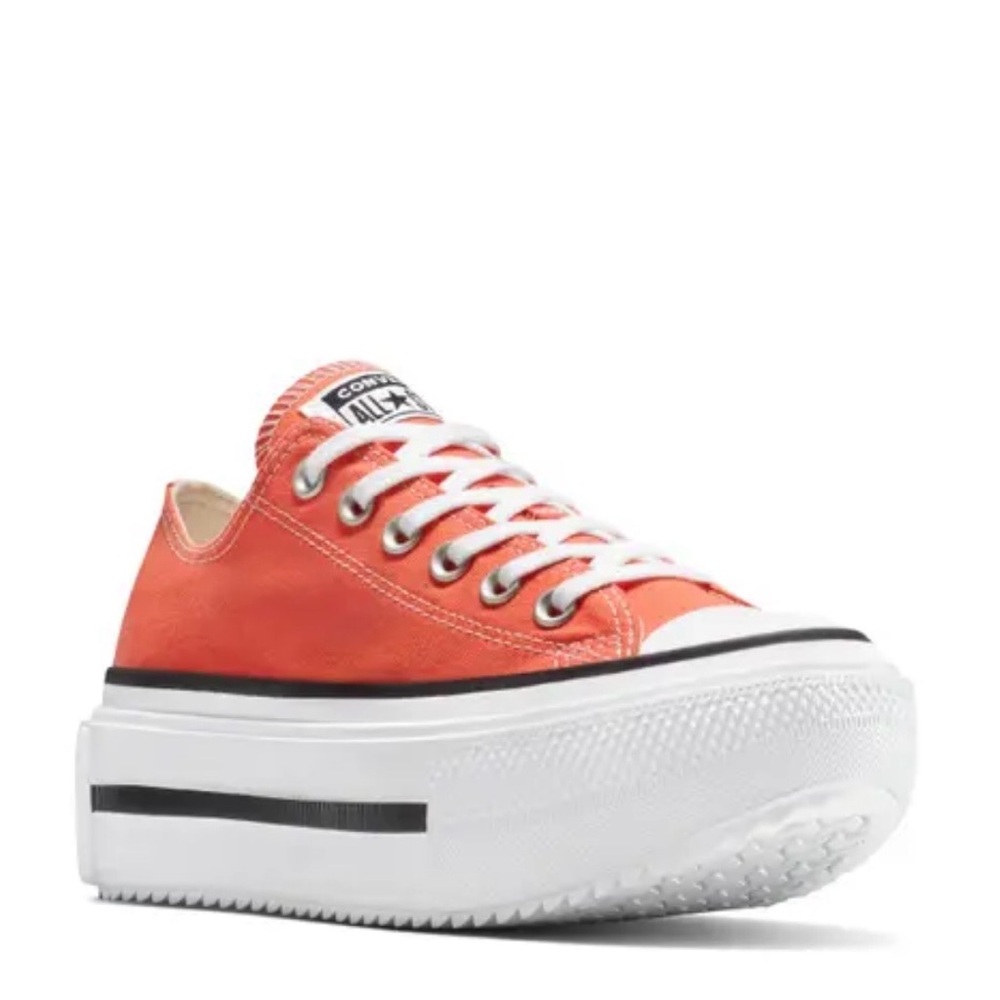 Converse All Star Lift Double Stack Low Highs Platform Sneakers